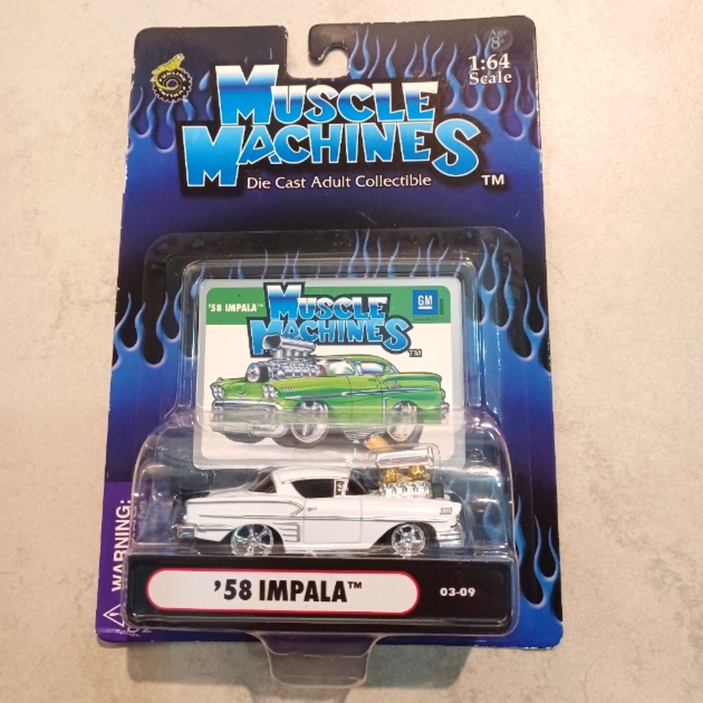 Muscle Machines 1/64 Diecast '58 Impala - NIP